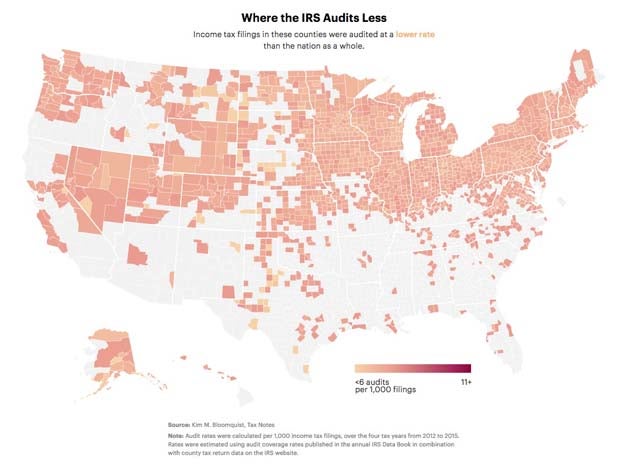 Why Are These Rural Mississippi Residents The Most Heavily Audited   Tax Map 1 