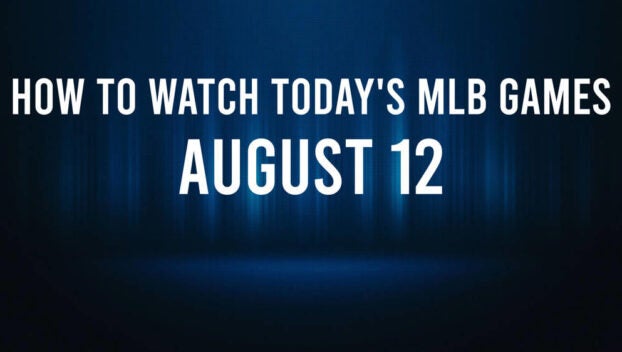 How to Watch MLB Baseball on Monday, August 12: TV Channel, Live Streaming, Start Times