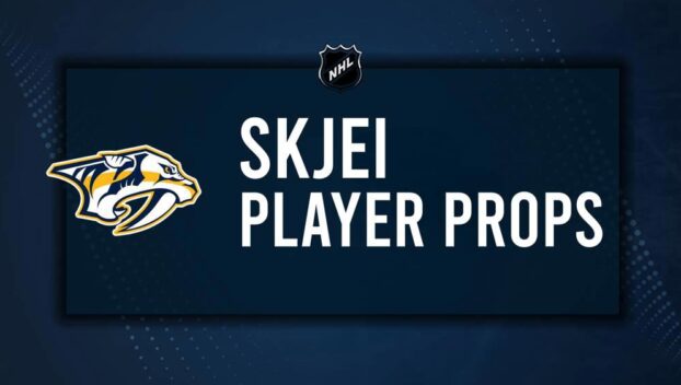 Brady Skjei Player Prop Bets for the Predators vs. Stars Game - October 10