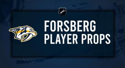 Filip Forsberg Player Prop Bets for the Predators vs. Kraken Game - October 15