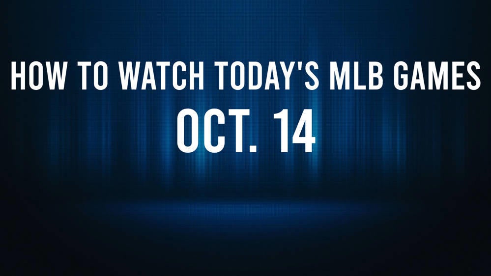 How to Watch the MLB Baseball Playoffs on Monday, Oct. 14 TV Channel