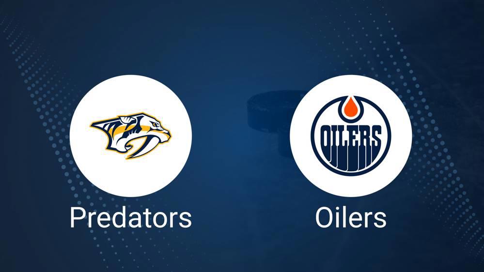 Where to Watch Nashville Predators vs. Edmonton Oilers on TV or Streaming Live - October 31