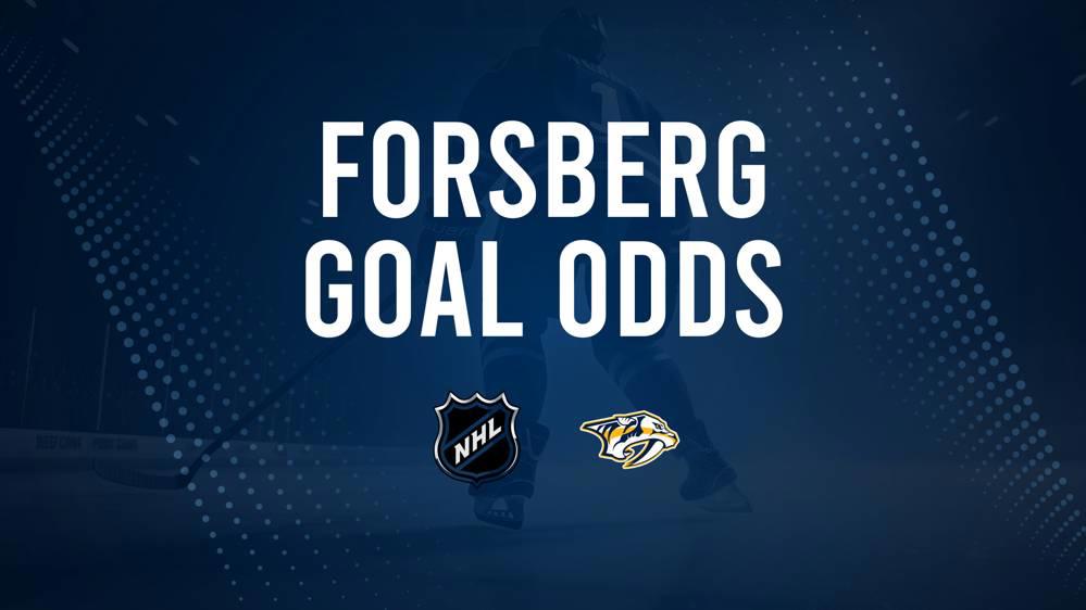 Will Filip Forsberg Score a Goal Against the Bruins on October 22?