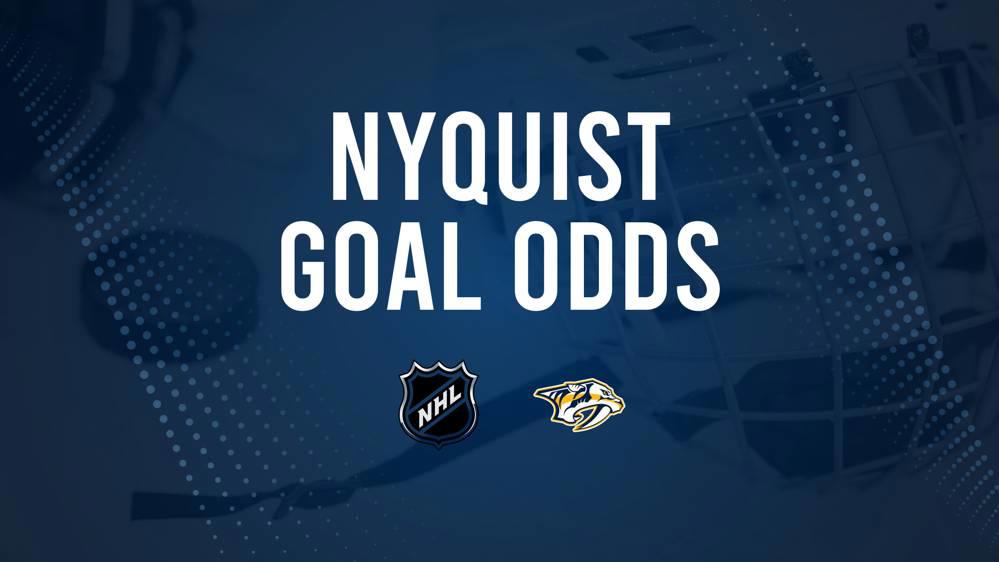 Will Gustav Nyquist Score a Goal Against the Blackhawks on October 25?