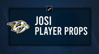 Roman Josi Player Prop Bets for the Predators vs. Devils Game - November 25