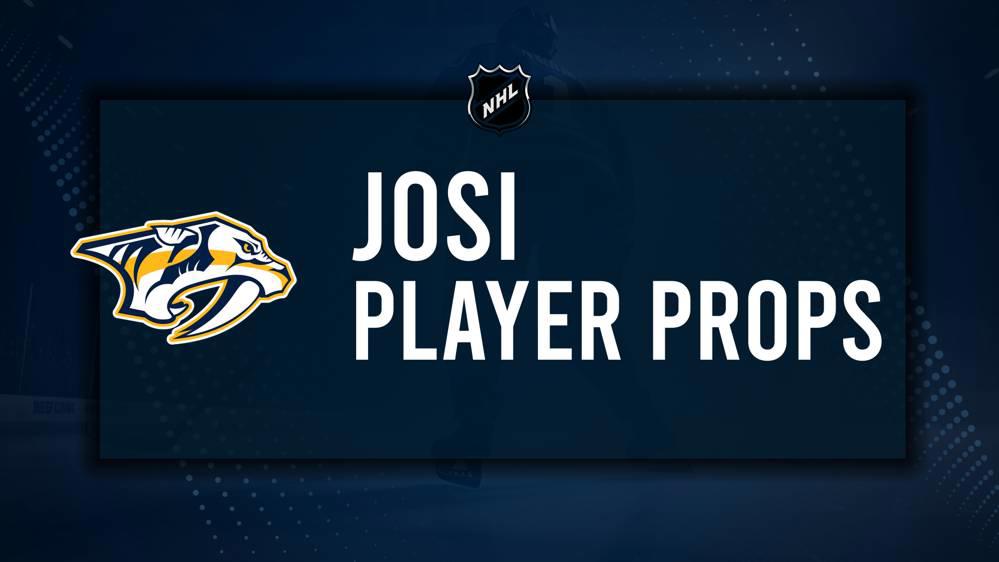 Roman Josi Player Prop Bets for the Predators vs. Kraken Game - November 20