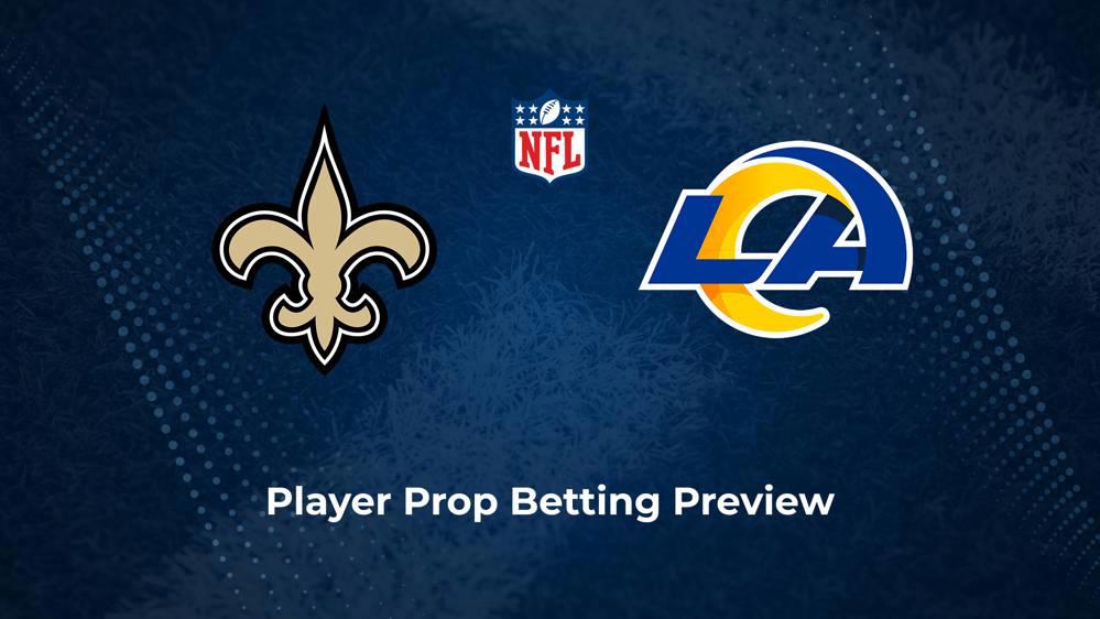 Saints vs. Rams Player Props & Odds – Week 13