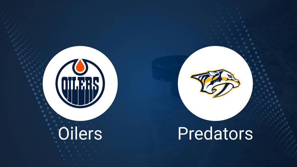 Where to Watch Edmonton Oilers vs. Nashville Predators on TV or Streaming Live - November 14