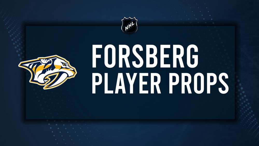 Filip Forsberg Player Prop Bets for the Predators vs. Wild Game - December 31