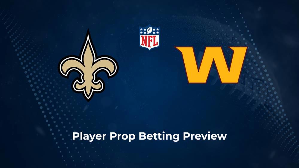 Saints vs. Commanders Player Props & Odds – Week 15