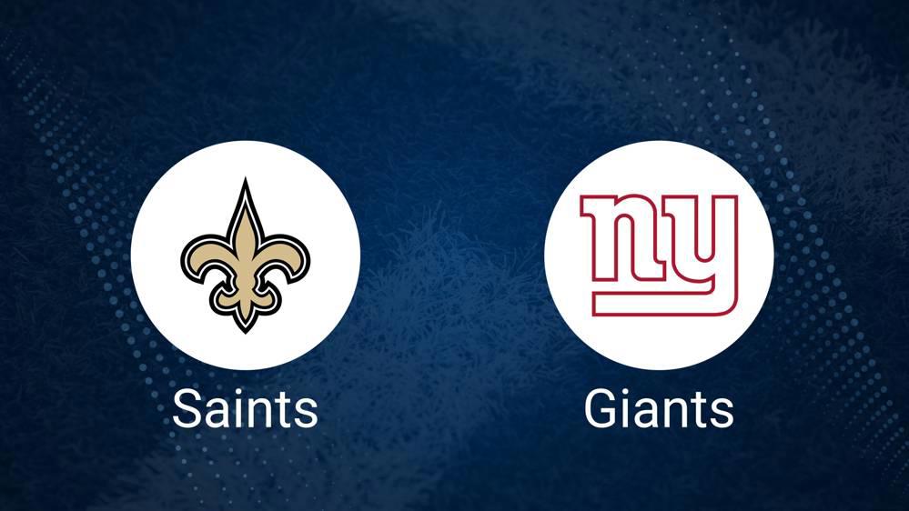 Where to Watch Saints vs. Giants on TV or Streaming Live - Dec. 8