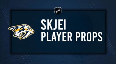 Brady Skjei Player Prop Bets for the Predators vs. Sharks Game - January 21