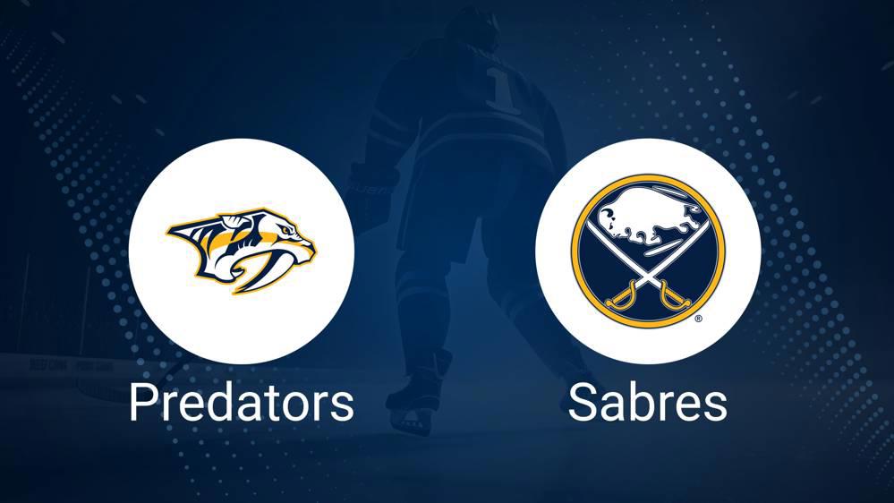 Predators vs. Sabres Injury Report Today - January 31
