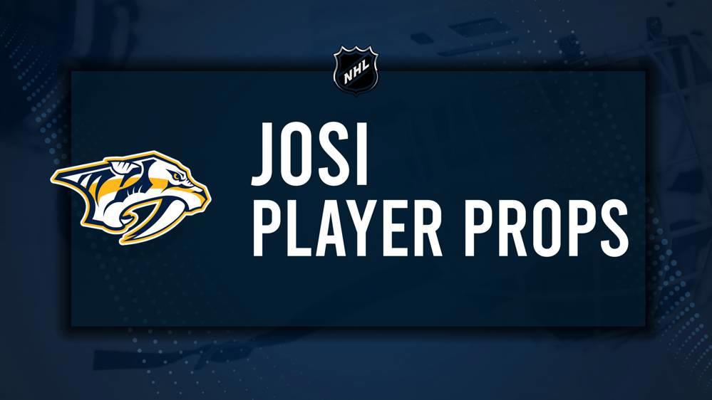 Roman Josi Player Prop Bets for the Predators vs. Canucks Game - January 29