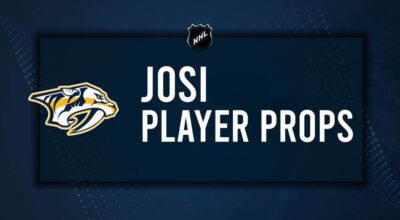 Roman Josi Player Prop Bets for the Predators vs. Ducks Game - January 25