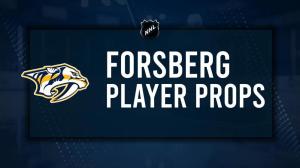 Filip Forsberg Player Prop Bets for the Predators vs. Blackhawks Game - February 7