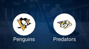 Penguins vs. Predators Injury Report Today - February 1