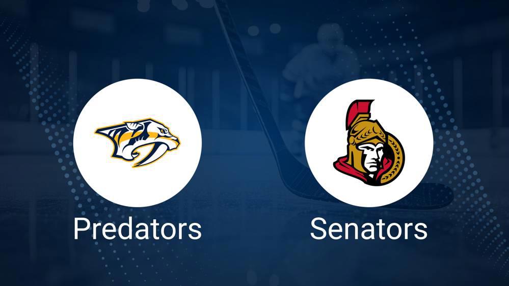 Predators vs. Senators Injury Report Today - February 3